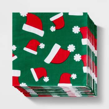 20ct Christmas Santa Collection Napkin - Spritz™