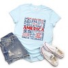 Simply Sage Market Women's America Words Colorful Short Sleeve Graphic Tee - 3 of 4