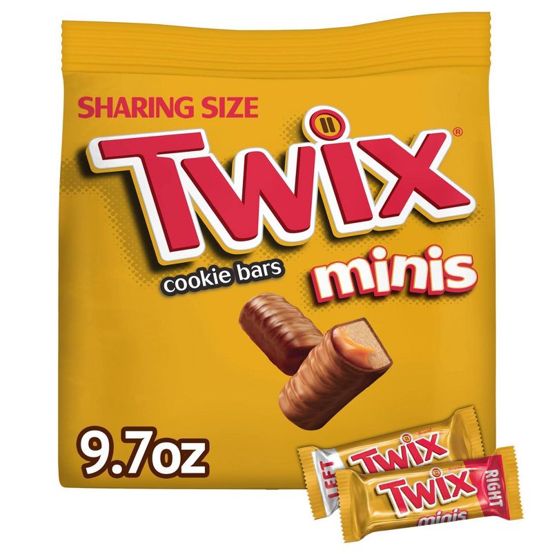 Twix Caramel Cookie Chocolate Candy Bar, Sharing Size - 9.7oz, 1 of 11