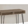 Monarch Specialties Computer Desk Home Office Laptop Left Right Set-Up Storage Drawers 40InchL Work Metal Laminate Brown Black Contemporary Modern - 3 of 4