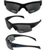 2 Pairs of Global Vision Eyewear Bifocal 2 Safety Motorcycle Glasses with +2.0 Bifocal Smoke, Brown Lenses - 2 of 4