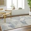 Hauteloom Seana Blue Geometric Area Rug - 3 of 4