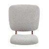 PAGED Modern Minimalist Accent Chair Set of 2 Living Room Chairs with Sturdy Wood Base Comfy Chair for Bedroom - 3 of 4