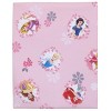 Disney Pretty Pretty Princess Pink, Blue, and Yellow 4 Piece Toddler Bed Set - 4 of 4