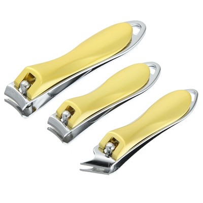 Long Handled Toenail Scissors Easy Grip Clipper for Elderly Thick Nail Cuticle Trimmer Manicure Pedicure Tool, Silver