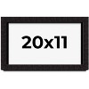 PosterPalooza | Modern Shadow Box 1" Depth Black Picture Frame - UV Acrylic, Backing Board, Hanging Hardware - 2 of 4