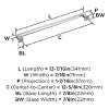 Amerock Lintel Pull for Cabinets, Drawers, and Furniture - 4 of 4