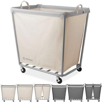 Rev-a-shelf Hprv-15020 S Large 20-inch Deep Cabinet Floor Steel Mounted  Pullout Polymer Plastic Clothes Laundry Hamper W/ Full Extension Slides :  Target