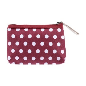 Unique Bargains Women's Durable Dots Cosmetic Bag 1 Pc - 1 of 3