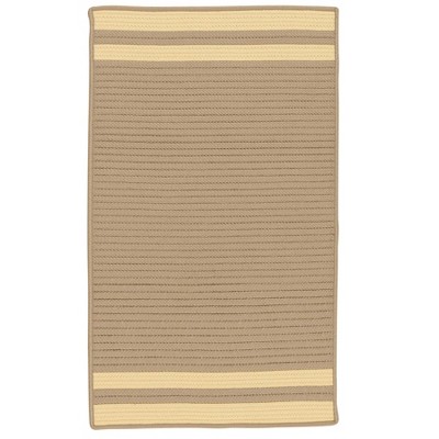 Colonial Mills Denali End Stripe Area Rug, 5x7, Yellow