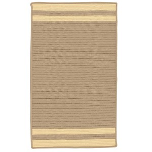 Colonial Mills Denali End Stripe Area Rug, 4x6, Yellow - 1 of 3