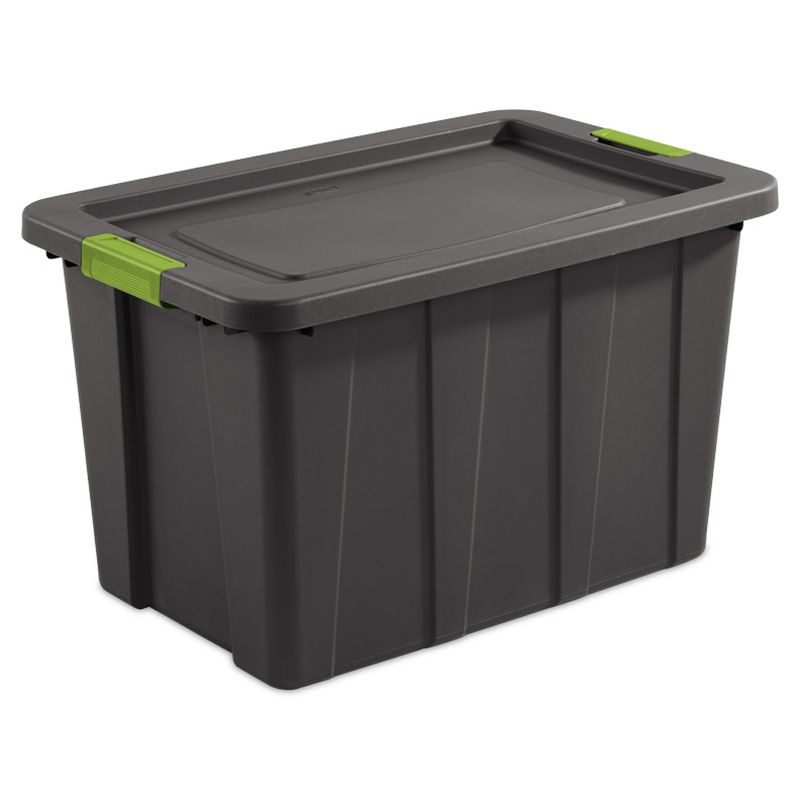 Sterilite Tuff1 Latching 30 Gal Plastic Storage Tote Container and Lid, 3 of 6