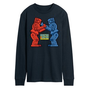 Men's - Rock 'Em Sock 'Em Robots - Rock 'Em Sock 'Em Robots Long Sleeve Graphic T-Shirt - 1 of 4