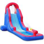 Sunny & Fun Inflatable Kids Backyard Water Park W/Slide