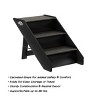 Pet Stairs - Home and Vehicle Foldable Nonslip Dog Steps with 3-Step Design - For Puppies, Kittens, and Other Small Pets by PETMAKER (Gray) - 3 of 4