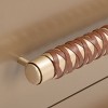 Raquel 3 Drawer Chest - CHS6602 - Taupe/Gold/Brown Faux Leather - Safavieh - 3 of 4