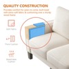 MYINDA Modern 3-seater Sofa for Living Room Furniture, Thick Upholstered 3-Seater Sofa with Storage,Beige - 4 of 4