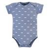 Hudson Baby Infant Boy Cotton Bodysuits 3pk, Little Mister Handsome - 3 of 4