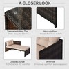 Sapphtopaz Patio Furniture Set Wicker Woven Sectional Outdoor Chairs with Cushion and Coffee Table Sofa Set for Outdoor, Terrace - 3 of 4