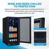 Newair 15" FlipShelf Wine and Beverage Refrigerator, Reversible Shelves Hold 80 Cans or 33 Bottles - image 4 of 4