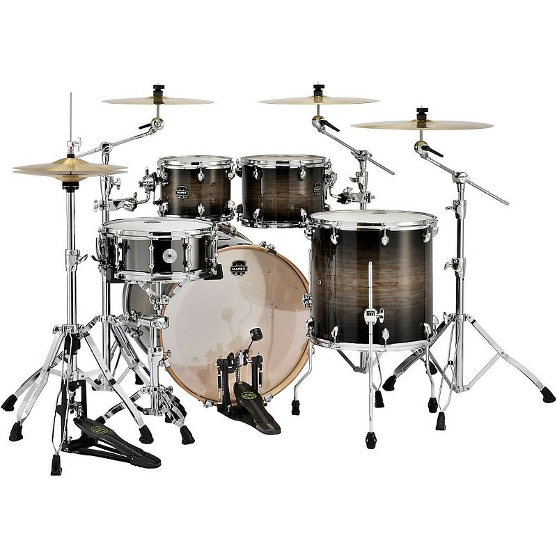 Mapex Armory Series Exotic Rock 5-Piece Shell Pack With 22" Bass Drum Black Dawn, 2 of 4