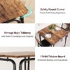 Jojoka Dining Table Set for 2, Compact Square Dinette with Thick Cushioned Upholstered Chairs - 4 of 4