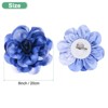 Unique Bargains Alloy Satin Fabric Big Rose Flower Dainty Brooches & Pins 1 Pc - 3 of 4