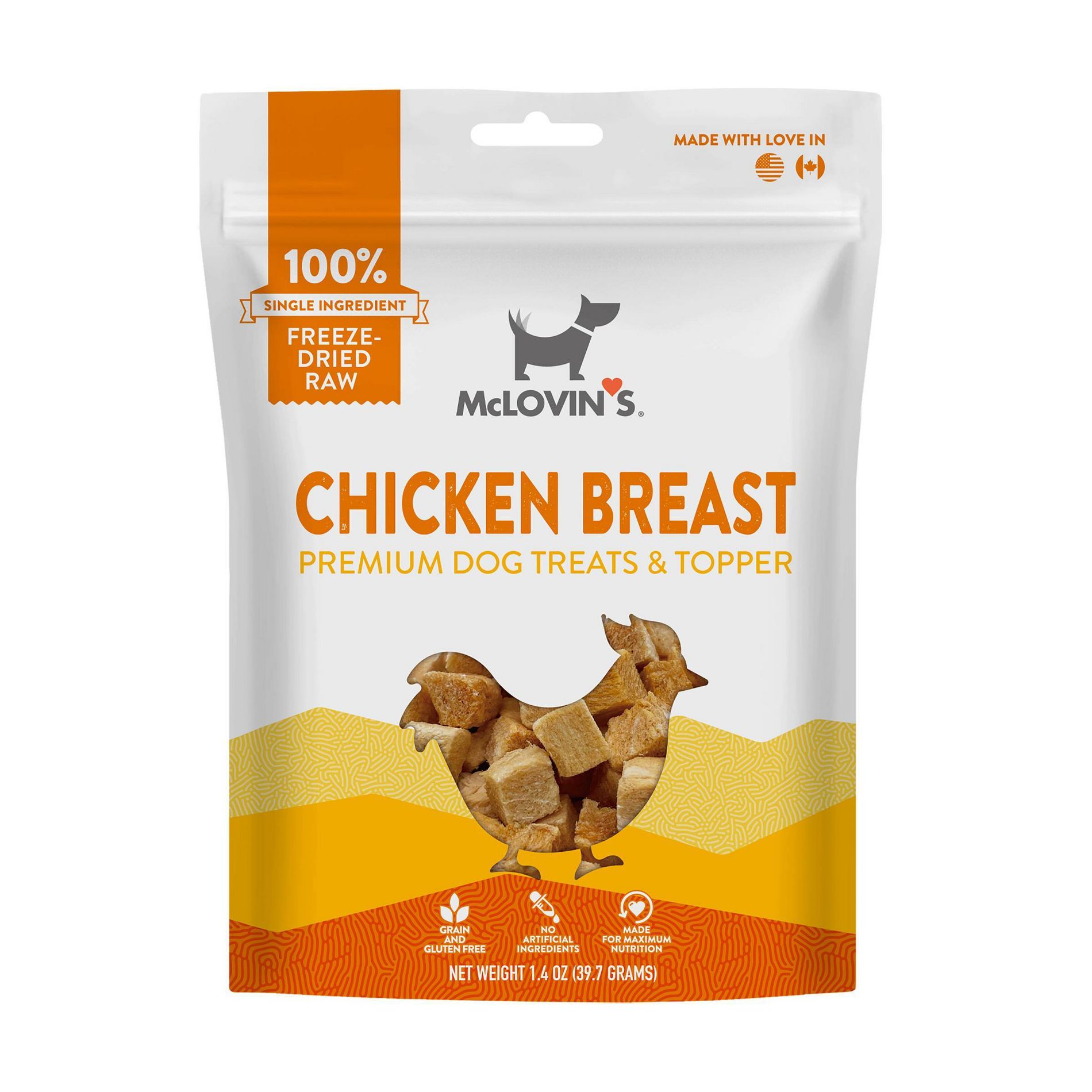 McLovin's Chicken Flavor Freeze-Dried Dog Treats - 1.4oz