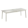 Lafuma ORON Extendable 6 to 8 Person Outdoor Aluminum Garden Dining Table with Slatted Top for Backyard Patios and Decks - 3 of 4