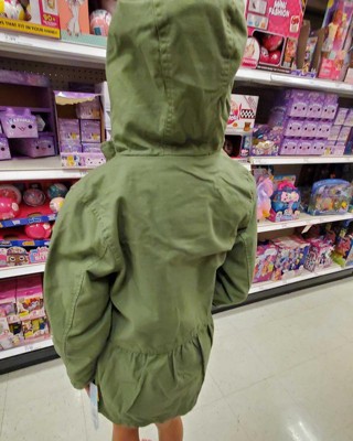 Kids' Windbreaker Jacket - All in Motion™ Olive Green L