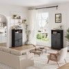 Farmhouse Bathroom Cabinet with Doors and Drawers,Freestanding Storage Cabinet - 2 of 4