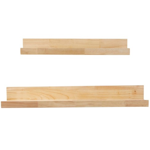 24 Floating Light Wood Shelf Natural - Threshold™ : Target