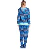 Ashford & Brooks Women's Mink Fleece Hoodie Pajama Set - 3 of 4