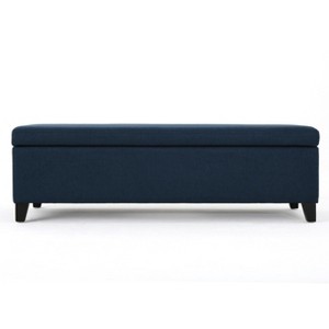 TiramisuBest Square Ottoman, Olive Green, Corduroy - Olive Green Fabric, Plywood Entryway Bench, 30.5"L x 30.5"W x 17.0"H - 1 of 4