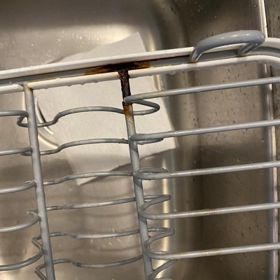 Umbra Stainless Steel/plastic Holster Dish Rack Charcoal Gray : Target
