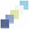 Hudson Baby Infant Boy Rayon from Bamboo Bib, Burp Cloth and Washcloth 10Pk, Blue Lime, One Size - 3 of 4
