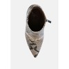 Tatria Textured Stiletto Heel Ankle Boots Women - 4 of 4
