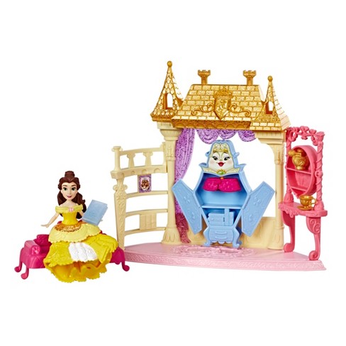 Disney Princess Royal Chambers Playset And Belle Doll Royal Clips