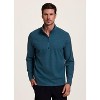 Avalanche Outdoor Mock Neck Top - Men's Lightweight 1/4 Zip Hiking Pullover - 3 of 4