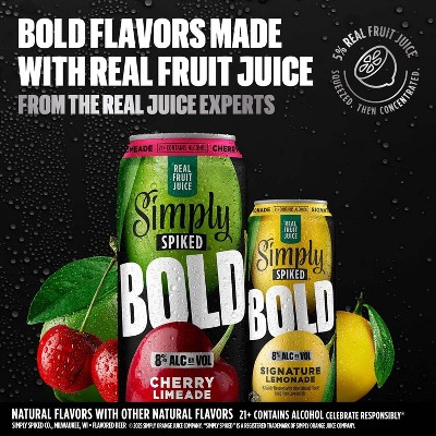 Simply Spiked Bold Cherry Limeade - 24 fl oz Can