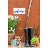 AuldHome Design Farmhouse Wooden Welcome Sign; White and Blue Rustic Style Wood Hanging Plaque, 12 x 6 Inches - 4 of 4