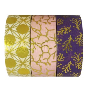 Wrapables Washi Masking Tape (Set of 3) - 1 of 4