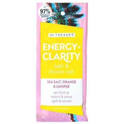 Village Naturals Energy and Clarity Bath and Shower Salt - 2oz