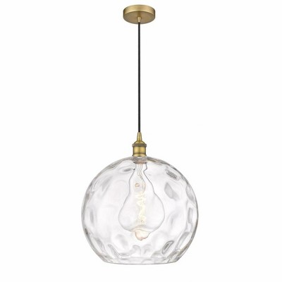 Athens Water Glass - 1 Light Pendant In Industrial Style-15.88 Inches Tall and 13 Inches Wide
