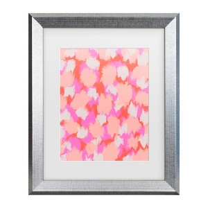 Trademark Fine Art - Treechild Liquid Pastel Strokes Matted Framed Art - 1 of 4