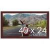 PosterPalooza | Classic Modern Brown Picture Frame - UV Acrylic, Backing Board, Hanging Hardware Included - 3 of 4