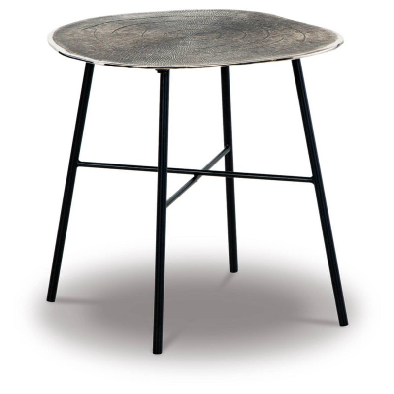 Laverford End Table Metallic Black/Gray - Signature Design by Ashley, 1 of 7