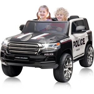 2-Seater 12V Kids Ride On Truck, Electric Toy Car with Remote Control, 3 Speeds, Spring Suspension, Music & LED Lights for Boys and Girls - 1 of 4