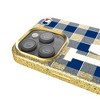 MLB National League Teams Plaid Gold Bling Cell Phone Case for Apple iPhone - 4 of 4