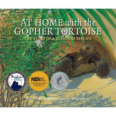 At Home with the Gopher Tortoise - (Story of a Keystone Species) by  Madeleine Dunphy (Paperback)